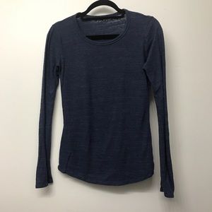 Gap Long Sleeve Navy Shirt